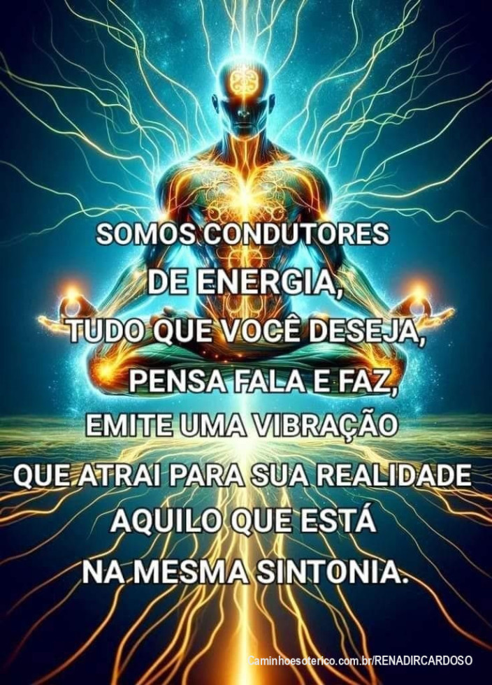 Tudo o que você pensa, fala e sente é um comando energético. O Universo não entende “quero” ou “não quero”, ele responde à vibração que você emite. Se você fala de escassez, pensa em medo e sente dúvida, é isso que você está alimentando no seu campo e, consequentemente, atraindo. Mas se escolhe nutrir pensamentos de fé, palavras de poder e sentimentos de gratidão, você muda sua frequência e o Universo começa a responder diferente.

A vida é um espelho vibracional: reflete o que você vibra, não o que você finge ser.  
Então respira, observa seus pensamentos e pergunta a si mesma: 

O QUE ESTOU ATRAINDO AGORA COM O QUE ESTOU EMANANDO?

A resposta está sempre no que você sente — porque sentir é criar.
🥰
